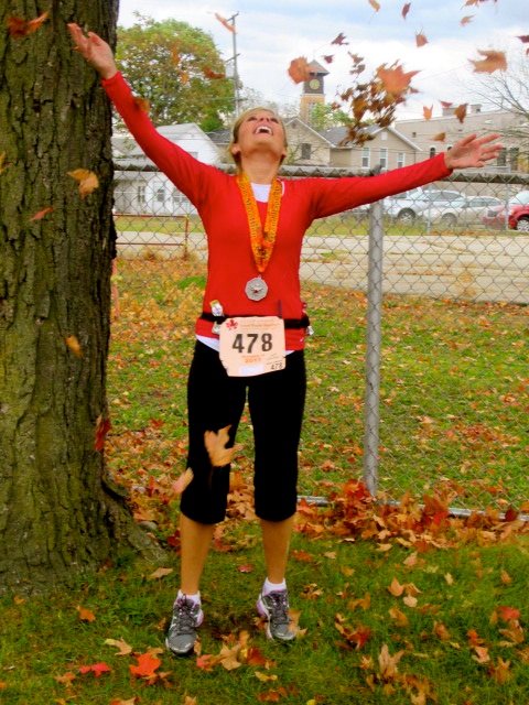 I love fall and this medal!