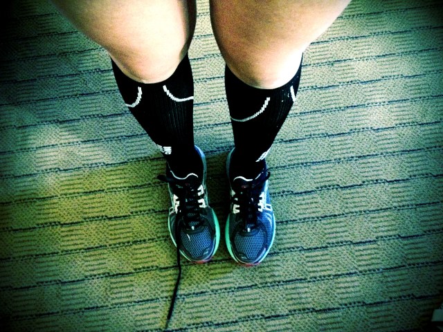 Love me some compression socks. They speed recovery and boost blood flow.